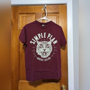 Simple Plan where I belong tee